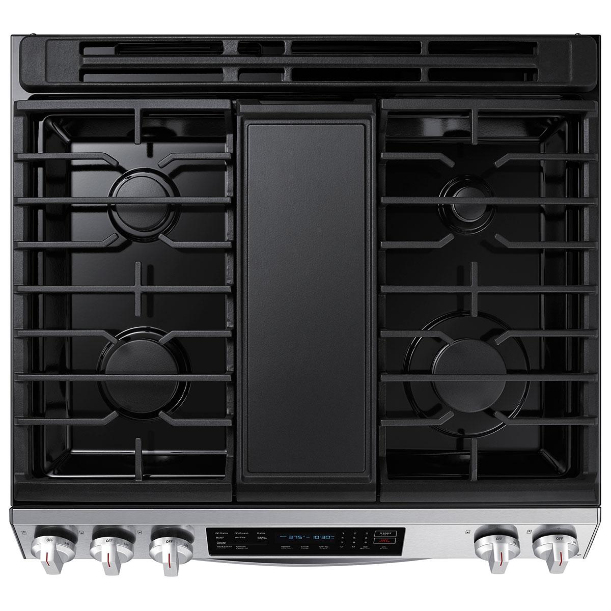 Samsung 30-inch Slide-in Gas Range with Convection Technology NX60BG8315SS/AA IMAGE 6