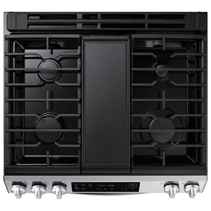 Samsung 30-inch Slide-in Gas Range with Convection Technology NX60BG8315SS/AA IMAGE 6