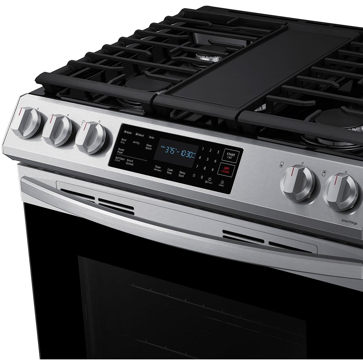 Samsung 30-inch Slide-in Gas Range with Convection Technology NX60BG8315SS/AA IMAGE 7