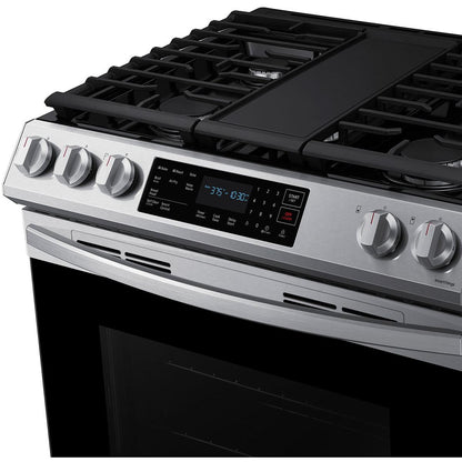 Samsung 30-inch Slide-in Gas Range with Convection Technology NX60BG8315SS/AA IMAGE 7