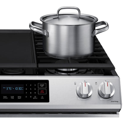 Samsung 30-inch Slide-in Gas Range with Convection Technology NX60BG8315SS/AA IMAGE 8
