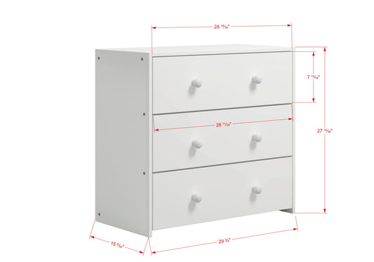 LOW LOFT 3 DRAWER CHEST