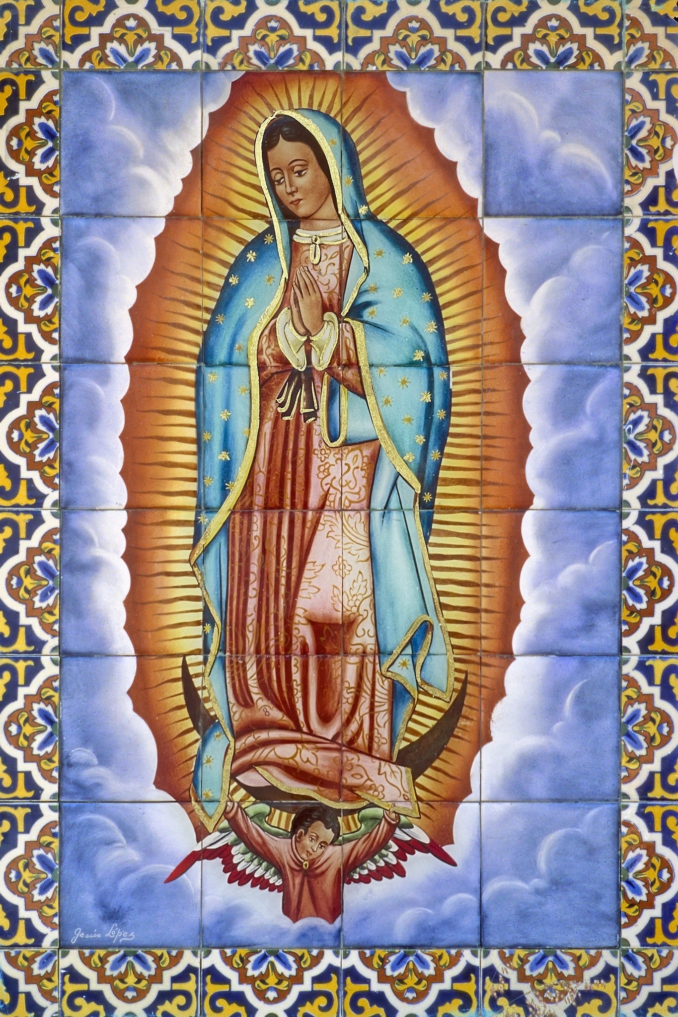 ''Virigin Mary'' Tempered Glass