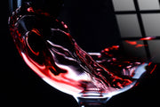 Crimson Pour Tempered Glass