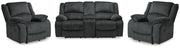 Draycoll Reclining Loveseat and 2 Recliners