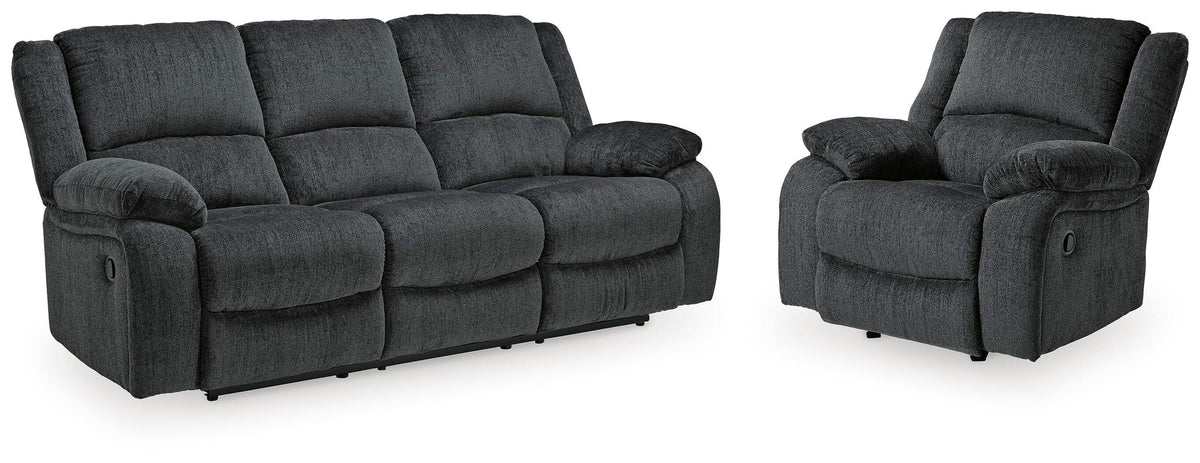 Draycoll Reclining Sofa and Recliner