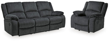 Draycoll Reclining Sofa and Recliner