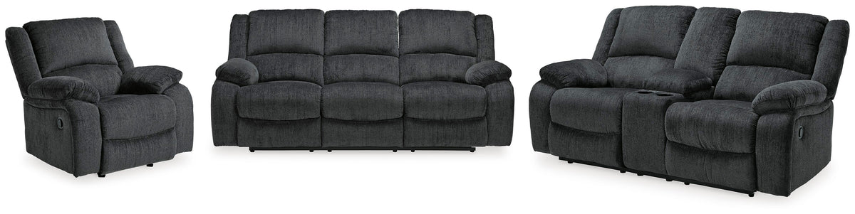 Draycoll Sofa, Loveseat and Recliner
