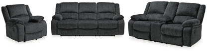 Draycoll Sofa, Loveseat and Recliner