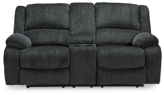 Draycoll DBL Rec Loveseat w/Console
