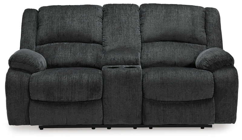 Draycoll DBL Rec Loveseat w/Console