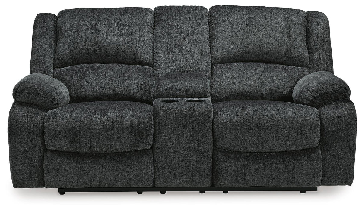 Draycoll DBL REC PWR Loveseat w/Console