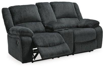 Draycoll Reclining Loveseat with Console and Recliner