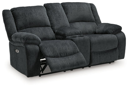 Draycoll DBL REC PWR Loveseat w/Console