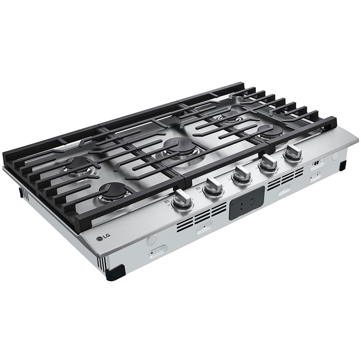 LG 36" Built-In Gas Cooktop CBGJ3623S IMAGE 2