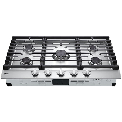 LG 36" Built-In Gas Cooktop CBGJ3623S IMAGE 4