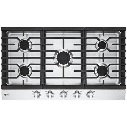 LG 36" Built-In Gas Cooktop CBGJ3623S IMAGE 5