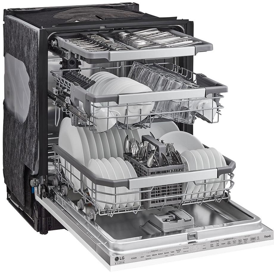  LG STUDIO 24-inch Built-in Dishwasher with TrueSteam® SDWD24P3 IMAGE 2