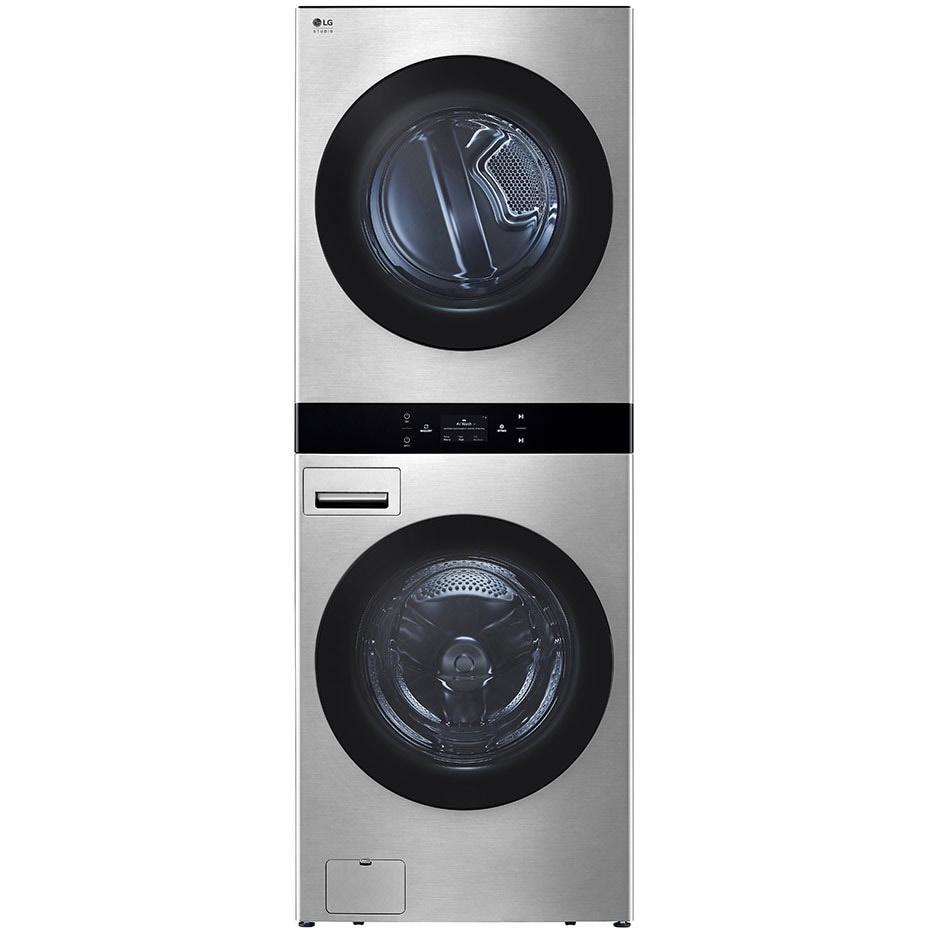  LG STUDIO Stacked Washer/Dryer Gas Laundry Center with Allergiene® Cycle SWWG50N3 IMAGE 1