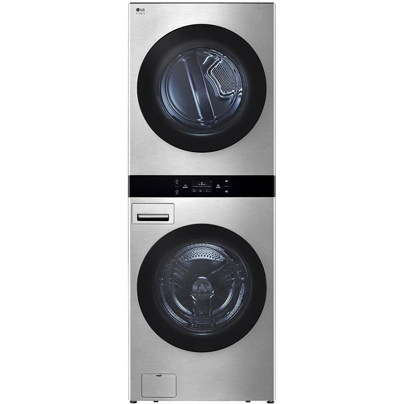 LG STUDIO Stacked Washer/Dryer Gas Laundry Center with Allergiene® Cycle SWWG50N3