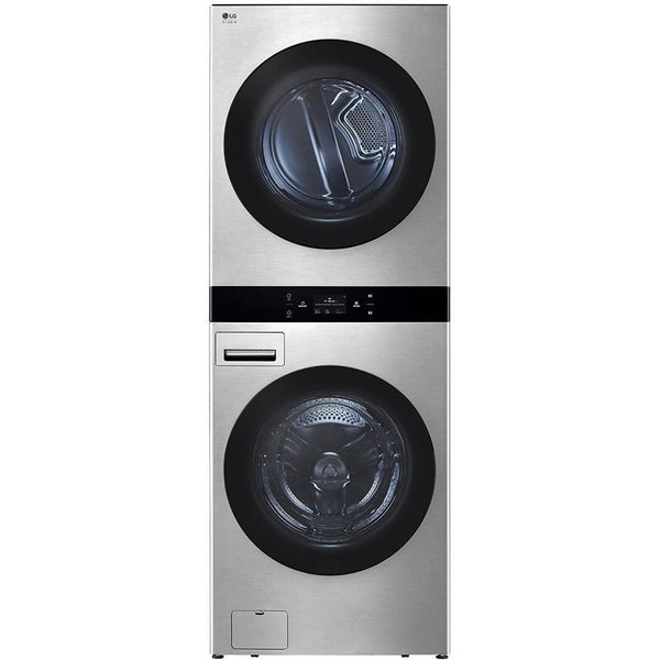 LG STUDIO Stacked Washer/Dryer Gas Laundry Center with Allergiene® Cycle SWWG50N3