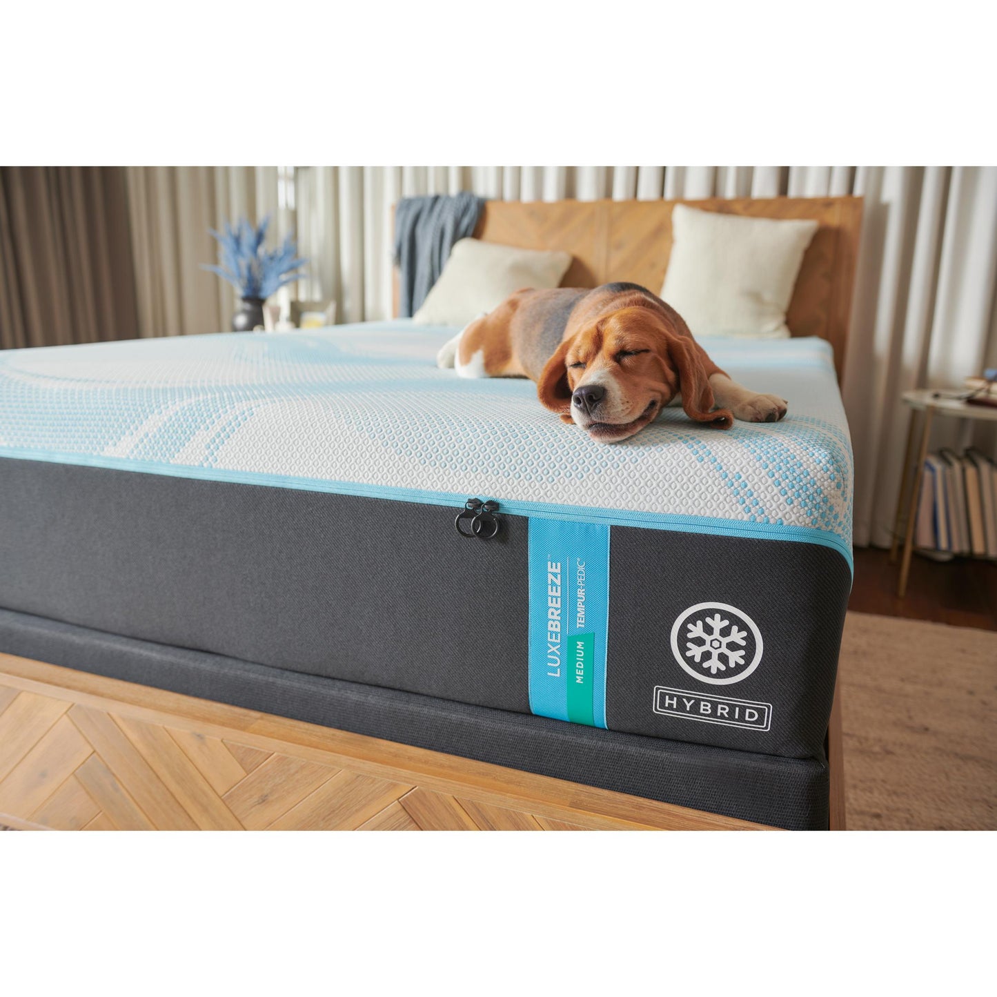  Tempur-Pedic Tempur-LuxeBreeze® Medium Hybrid Mattress (Split California King) IMAGE 13