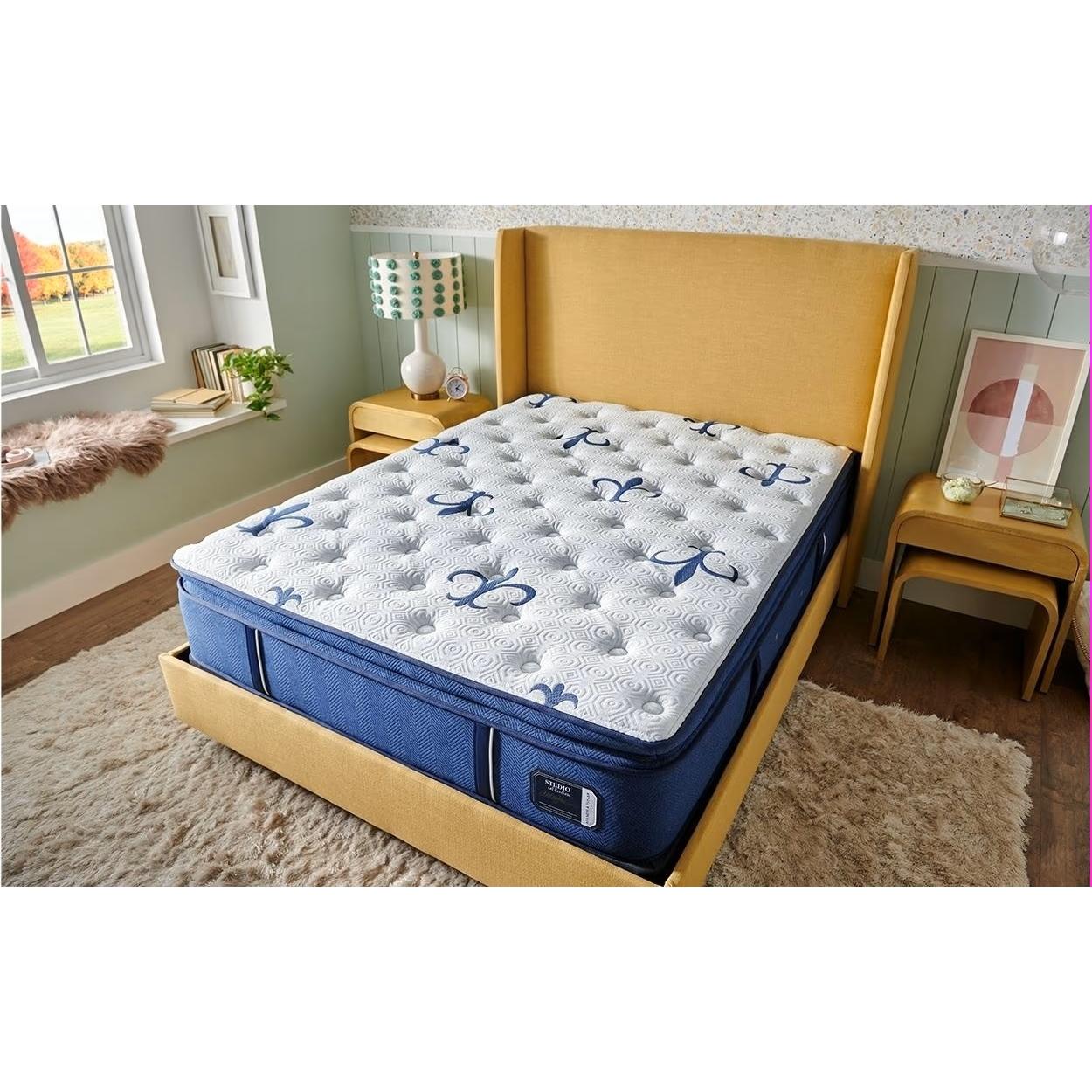  Stearns & Foster Studio Medium Euro Pillowtop Mattress (Twin) IMAGE 4