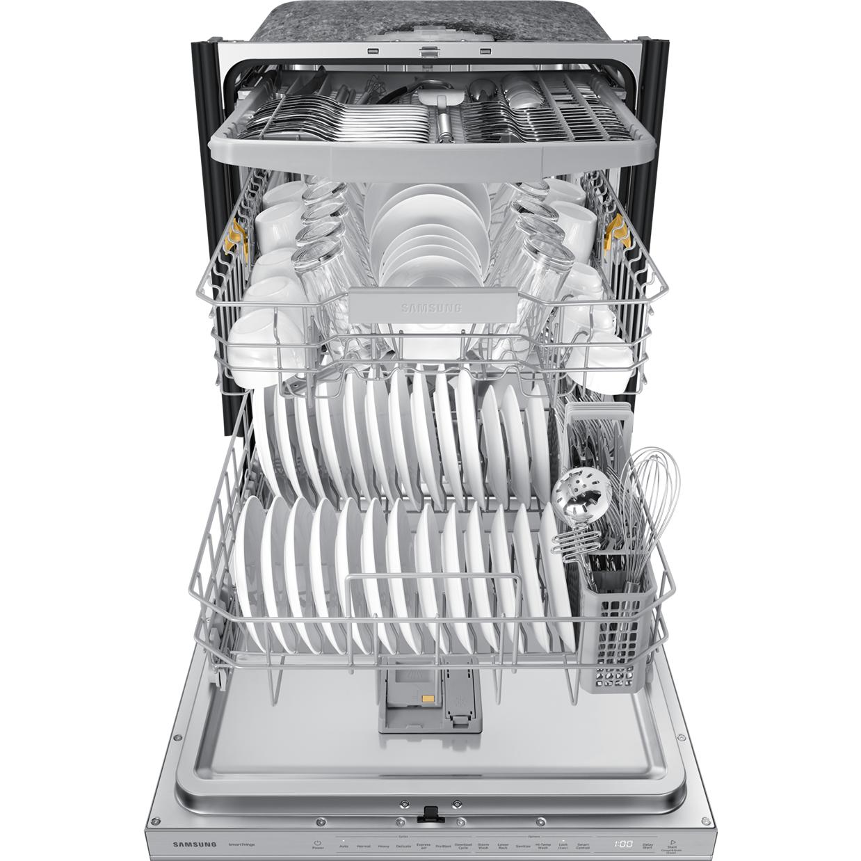  Samsung 24-inch Built-in Dishwasher with Wi-Fi Connectivity DW80CG5451SR/AA IMAGE 3