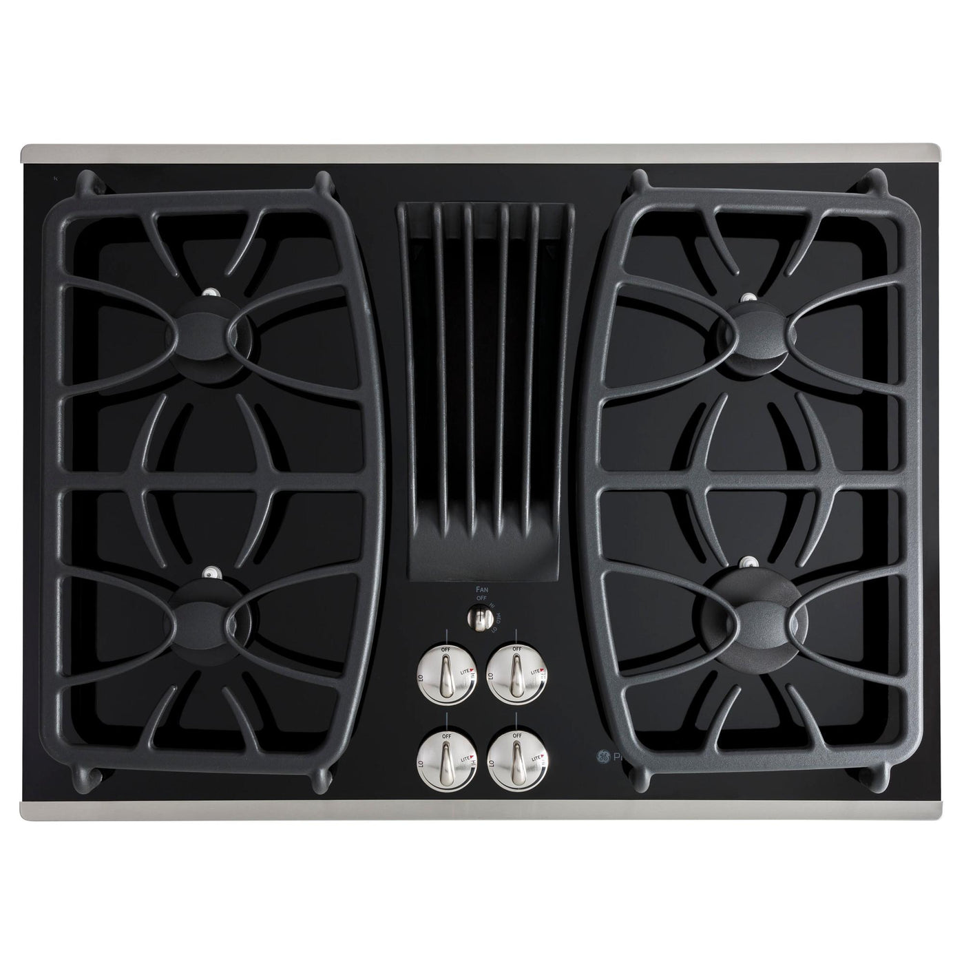  GE Profile 30-inch Built-In Gas Cooktop PGP9830SRSS IMAGE 1