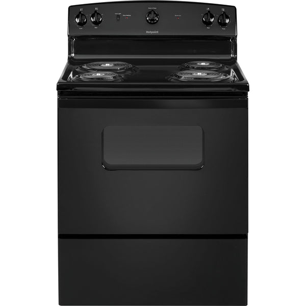 Hotpoint 30-inch Freestanding Electric Range RBS330DRBB