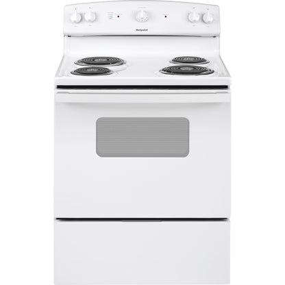  Hotpoint 30-inch Freestanding Electric Range RBS330DRWW IMAGE 1