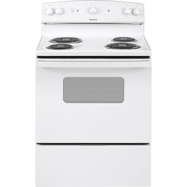 Hotpoint 30-inch Freestanding Electric Range RBS330DRWW