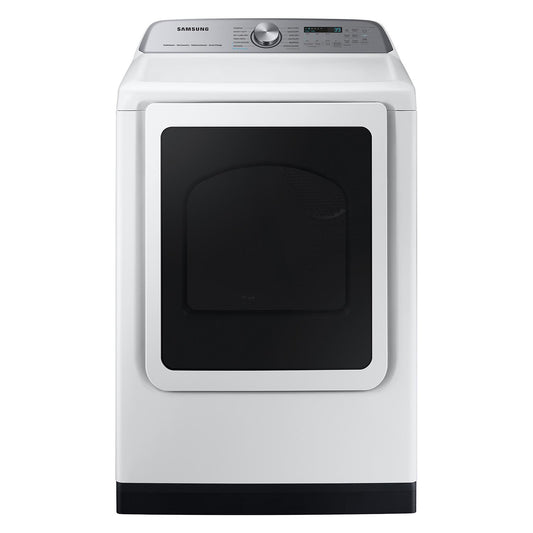  Samsung 7.4 cu. ft. Smart Gas Dryer with Steam Sanitize+ DVG55CG7100WA3 IMAGE 1