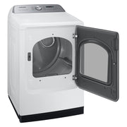  Samsung 7.4 cu. ft. Smart Gas Dryer with Steam Sanitize+ DVG55CG7100WA3 IMAGE 3