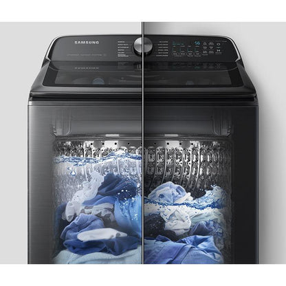  Samsung 5.5 cu.ft. Top Loading Washer WA55CG7100AVUS IMAGE 12