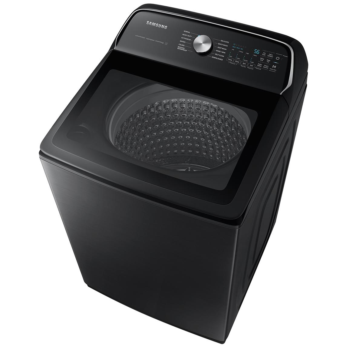 Samsung 5.5 cu.ft. Top Loading Washer WA55CG7100AVUS IMAGE 3