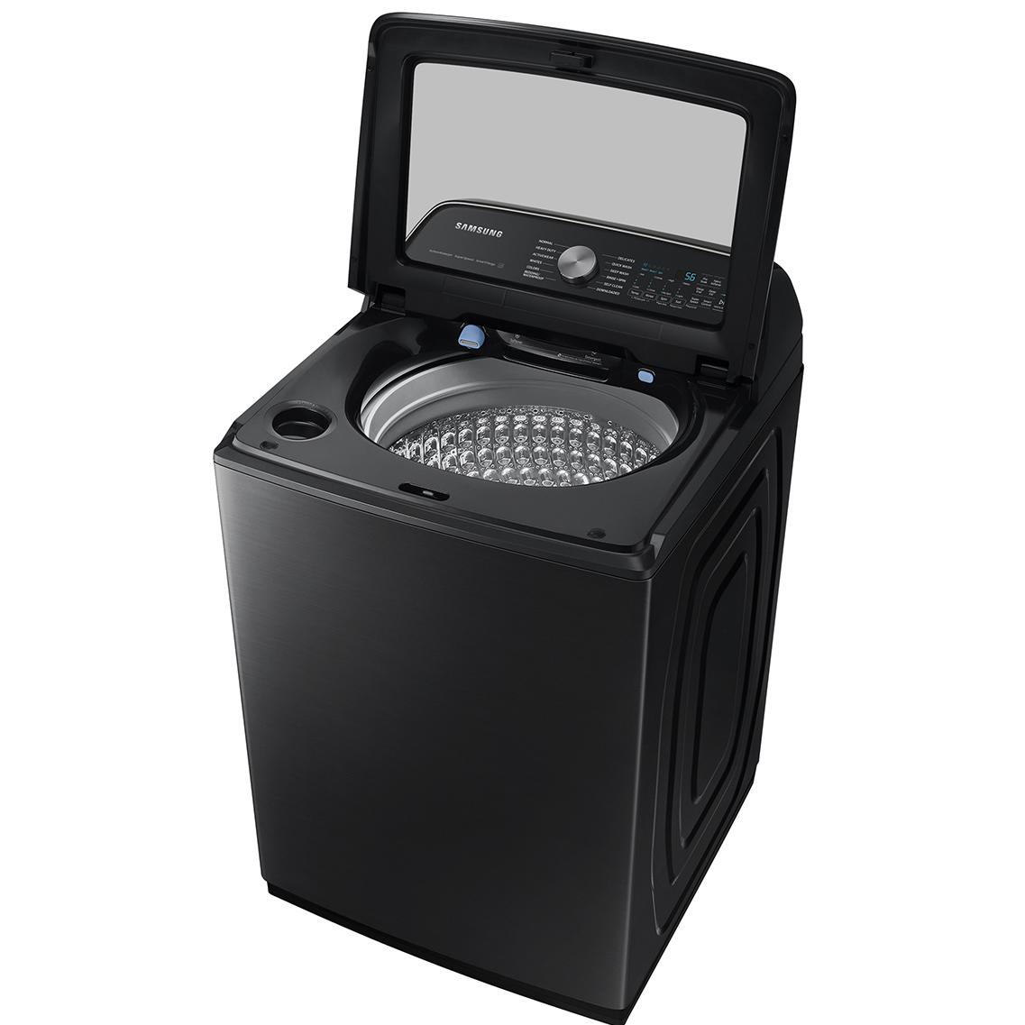  Samsung 5.5 cu.ft. Top Loading Washer WA55CG7100AVUS IMAGE 4