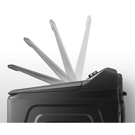  Samsung 5.5 cu.ft. Top Loading Washer WA55CG7100AVUS IMAGE 8