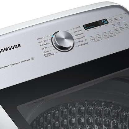  Samsung 5.5 cu.ft. Top Loading Washer WA55CG7100AWUS IMAGE 6