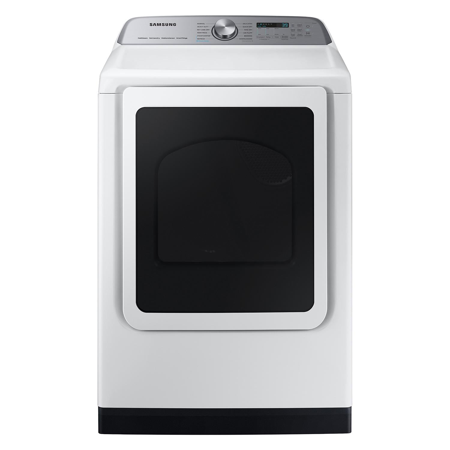  Samsung 7.4 cu.ft. Smart Electric Dryer with Steam Sanitize+ DVE55CG7100WA3 IMAGE 1