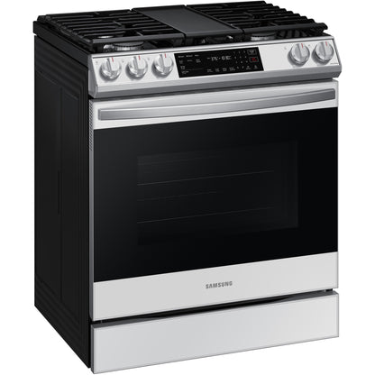 Samsung 30-inch Slide-in Gas Range with Convection Technology NX60CB831512/AA IMAGE 3