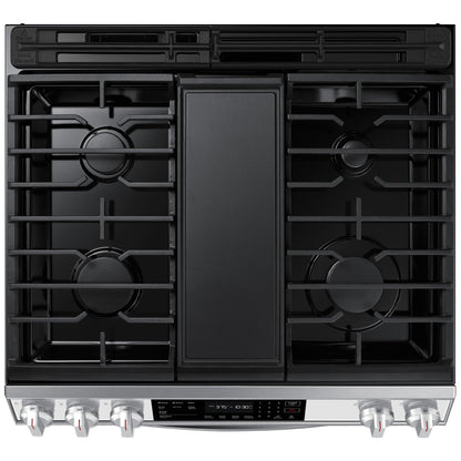 Samsung 30-inch Slide-in Gas Range with Convection Technology NX60CB831512/AA IMAGE 5