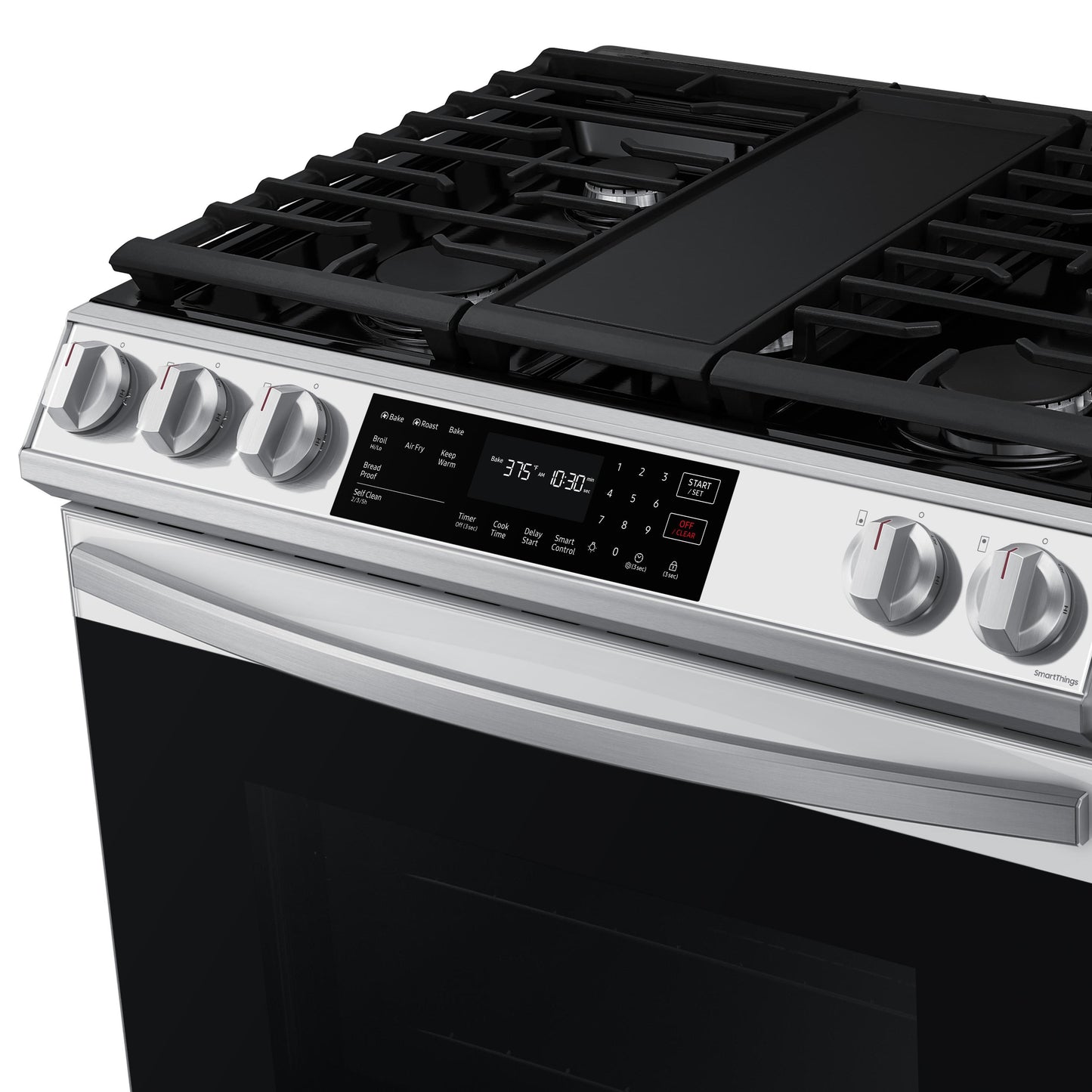 Samsung 30-inch Slide-in Gas Range with Convection Technology NX60CB831512/AA IMAGE 6