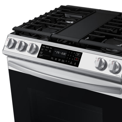 Samsung 30-inch Slide-in Gas Range with Convection Technology NX60CB831512/AA IMAGE 6