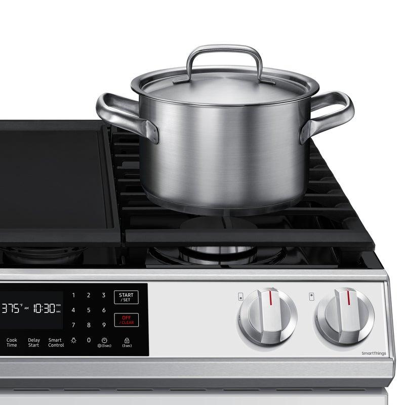 Samsung 30-inch Slide-in Gas Range with Convection Technology NX60CB831512/AA IMAGE 7