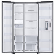  Samsung 36-inch, 28 cu. ft. Counter-Depth Side-by-Side Refrigerator with  Beverage Center™ RS28CB7600QLAA IMAGE 3