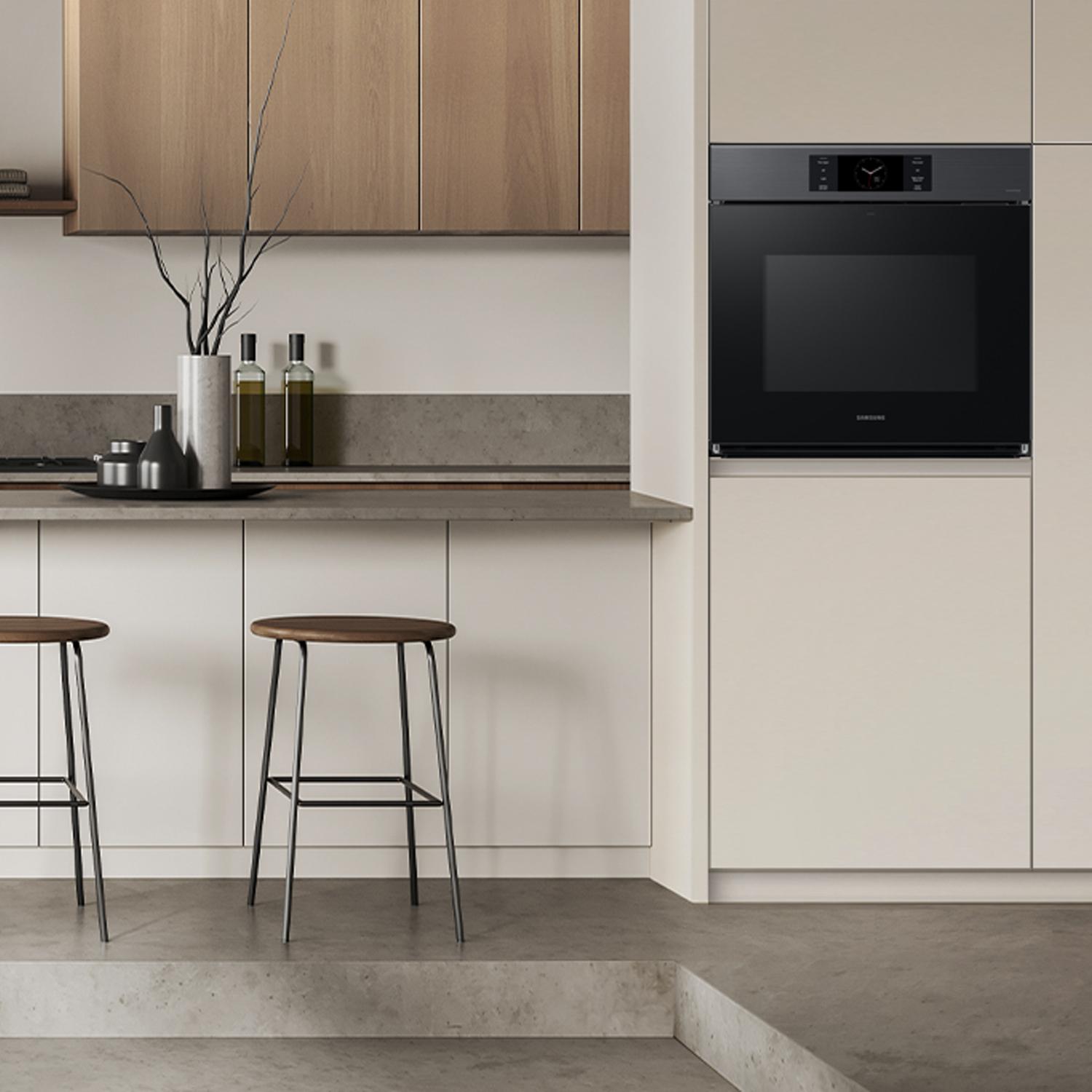 Samsung Bespoke 30-inch, 5.1 cu.ft. Built-in Single Wall Oven NV51CG700SMT/AA IMAGE 10