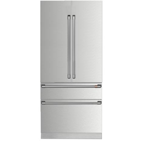  Café 36-inch, 20.2 cu. ft. Fully-Integrated French 3-Door Refrigerator with Wi-Fi Connect CIP36NP2VS1 IMAGE 1