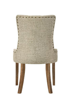 Silla auxiliar tapizada Yotam de 96 cm (juego de 2)