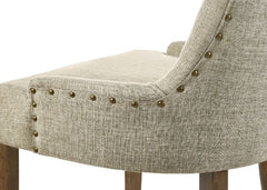 Silla auxiliar tapizada Yotam de 96 cm (juego de 2)